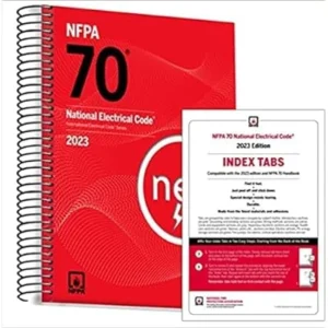 NFPA 70 National Electrical Code Spiral 2023 Edition With Free Index Tab