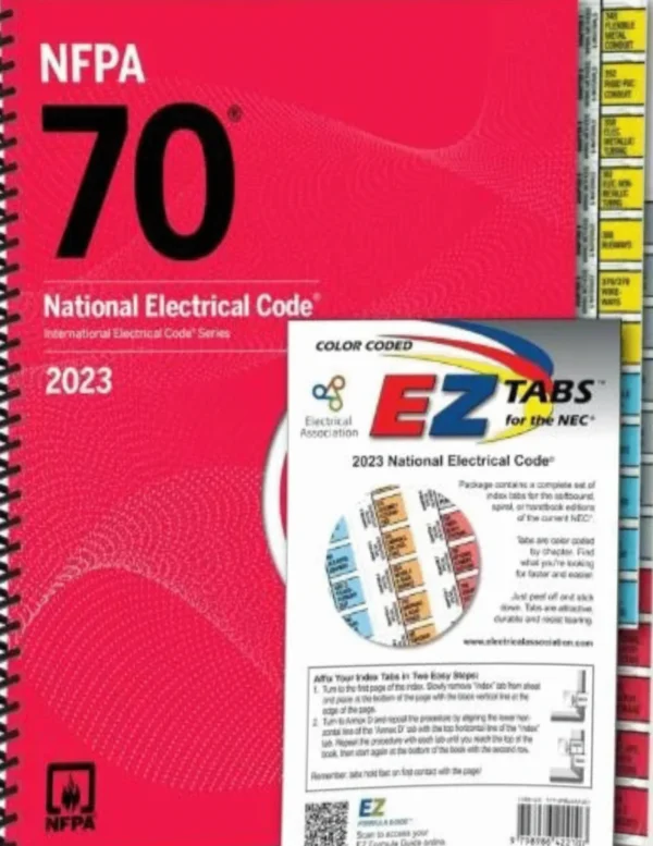NFPA 70 - NEC 2023 Spiral with EZ Tabs - 2023 National Electrical Code