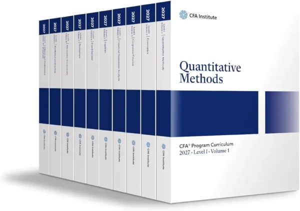 2027 CFA® Program Curriculum, Level I Box Set - 1 to 10 Volumes Paperback